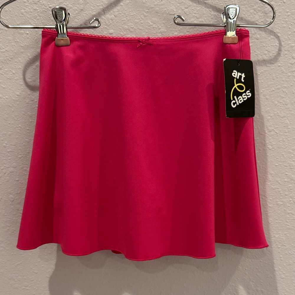 Art Class Girls Bright Pink Mini Skirt